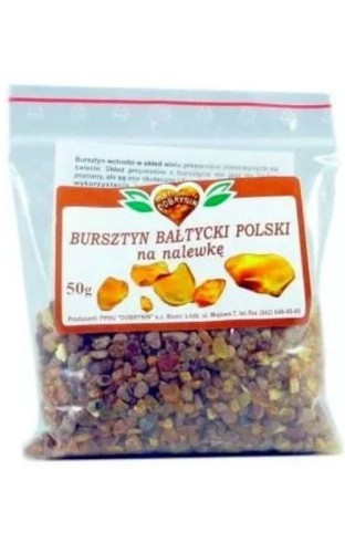 Naturalny Kruszony Bursztyn na Nalewkę 50g Mgr Dobrynin