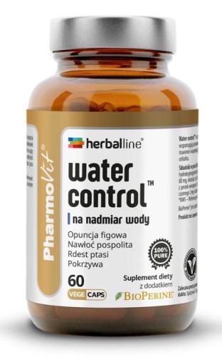 Pharmovit Herballine Water Control na nadmiar wody 60 kapsułek