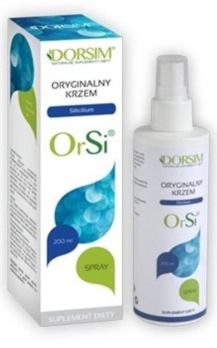 Doskonale przyswajalny Krzem organiczny OrSi Spray 200ml 