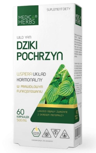 Dziki Pochrzyn (500mg) 60 kapsułek Medica Herbs