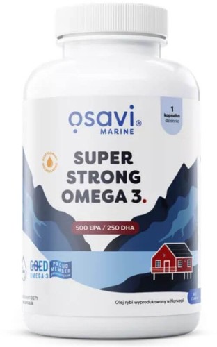Osavi Super Strong Omega 3, 500 EPA / 250 DHA 90 kapsułek