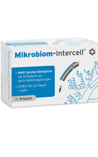 Mikrobiom 30 kapsułek Intercell Naturalny probiotyk 33 szczepy Intercell