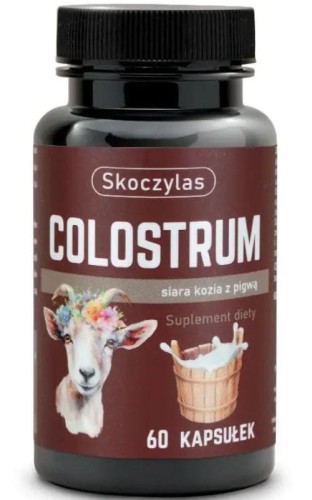 Skoczylas Colostrum siara kozia z pigwą 60 kapsułek