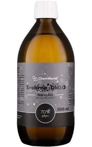 Srebrne DMSO 70% w płynie 500ml ChemWorld