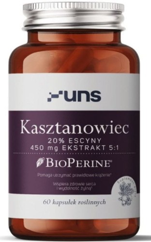 Kasztanowiec 60 kapsułek UNS