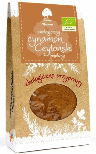 Cynamon Cejloński mielony BIO 50g DARY NATURY