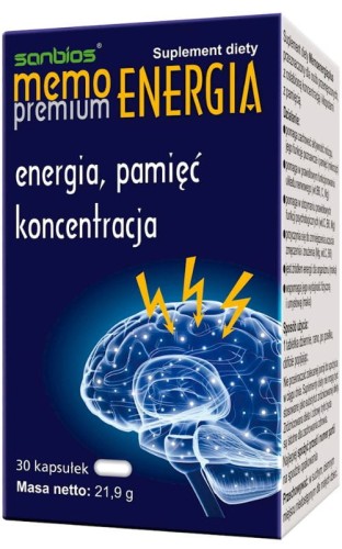 Memoenergia premium 30 kapsułek SANBIOS