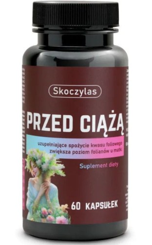 Skoczylas Przed Ciążą kwas foliowy, witaminy i minerały 60 kapsułek