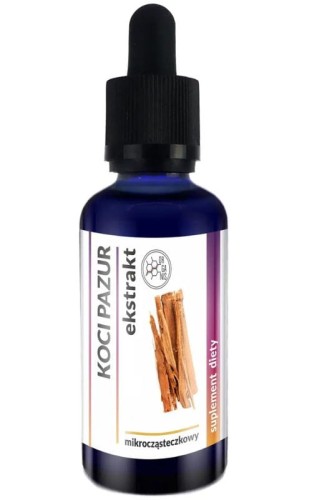 Vilcacora (koci pazur) wyciąg mikrocząsteczkowy 50ml Organis