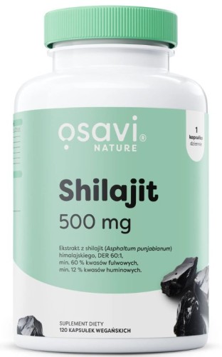 Osavi Mumio Shilajit himalajskie 500 mg 120 kaps
