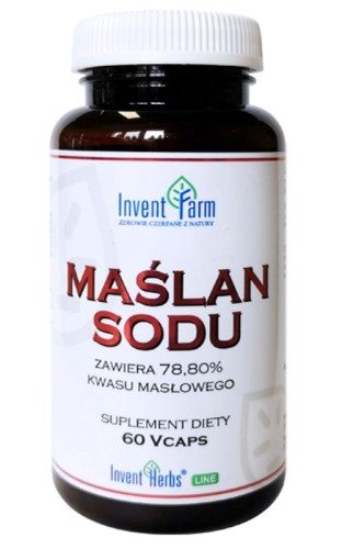 Maślan sodu 60 kaps, Invent Farm