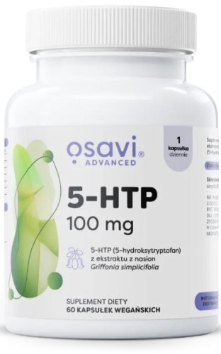 Osavi 5-HTP (Advanced) z nasion afrykańskiej czarnej fasoli 60 kaps