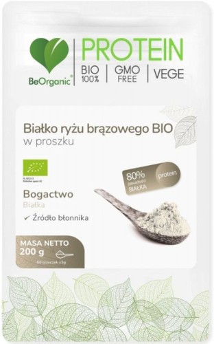 BeOrganic Białko ryżu brązowego Bio 200g