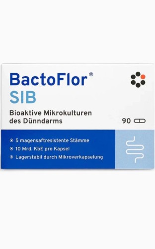 BactoFlor SIB - mikrobiom jelitowy - 90 kapsułek Intercell
