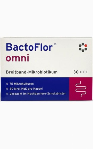 BactoFlor omni - żywe kultury bakterii - 30 kapsułek Intercell