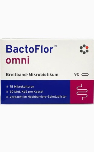 BactoFlor omni - żywe kultury bakterii - 90 kapsułek Intercell