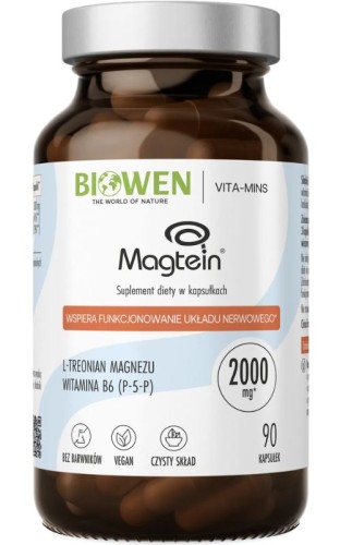Biowen Treonian magnezu Magtein 90 kapsułek