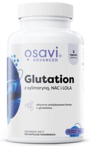 Osavi Glutation z sylimaryną NAC i LOLA 120 kaps