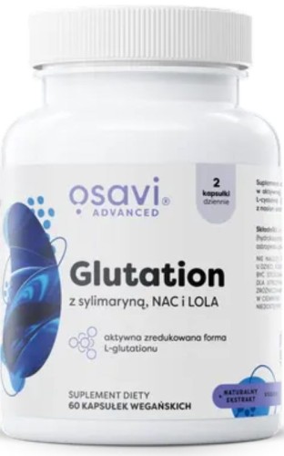 Osavi Glutation z sylimaryną NAC i LOLA 60 kaps