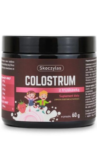 Skoczylas Colostrum dla dzieci z truskawką 60 g