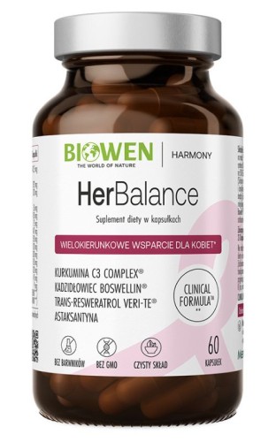 Biowen HerBalance wsparcie dla kobiet 60 kapsułek
