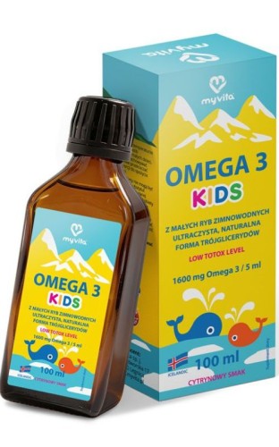 MyVita Omega 3 KIDS dla dzieci 100 ml