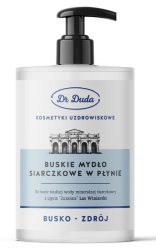 Buskie mydło siarczkowe w płynie, 300g - Dr Duda