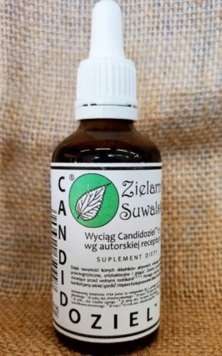 CandidozielTM wyciąg 1:5 wg autorskiej receptury 50 ml Zielarnia Suwalska