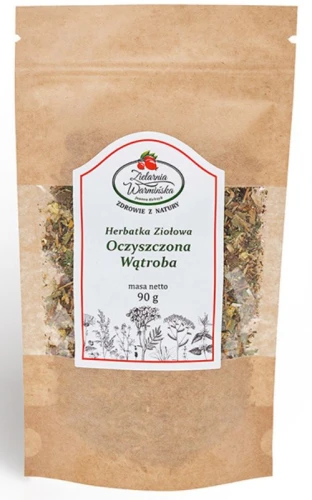 Zielarnia Warmińska Oczyszczona Wątroba Herbatka ziołowa 90 g