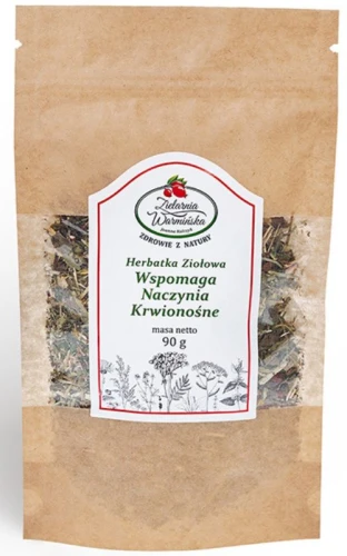 Zielarnia Warmińska Wspomaga naczynia krwionośne Herbatka ziołowa 90 g