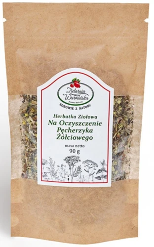 Zielarnia Warmińska Na Oczyszczenie Pęcherzyka Żółciowego Herbatka ziołowa 90 g