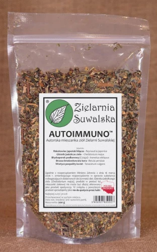 Zioła Autoimmuno TM - autorska mieszanka ziołowa 200g Zielarnia Suwalska