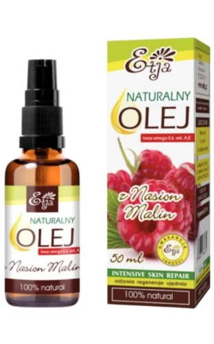 Naturalny Olej z nasion malin 50ml Etja