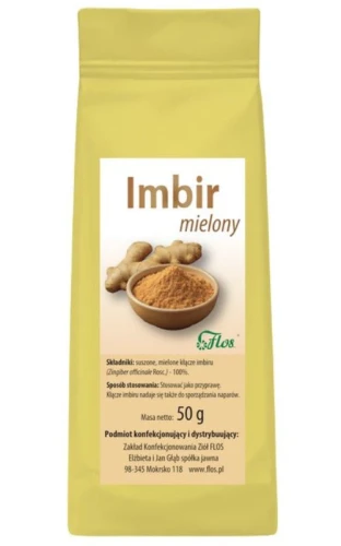 Imbir mielony 50g FLOS