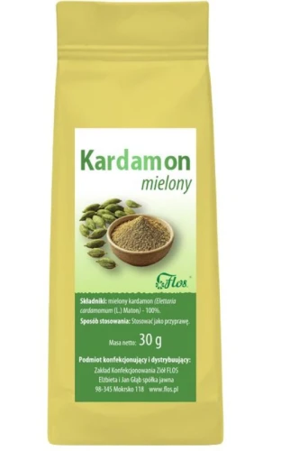 Kardamon mielony 30g FLOS