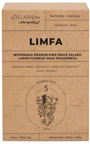 Limfa - herbatka ziołowa Fix 30x1,5g ZIELARZPOLSKI