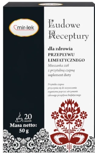 Limfa - wsparcie przepływu LUDOWE RECEPTURY 20 saszetek MIR-LEK