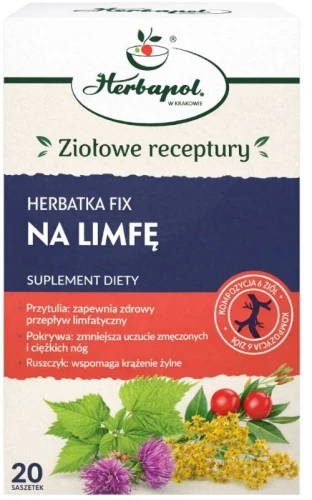 Herbatka na Limfę fix 20*2g HERBAPOL KRAKÓW