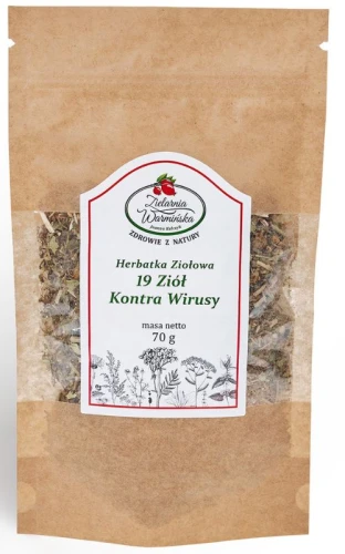Zielarnia Warmińska 19 Ziół Kontra Wirusy Herbatka ziołowa 70 g