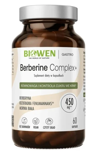 Biowen Berberine Complex+ 510 mg, 60 kapsułek