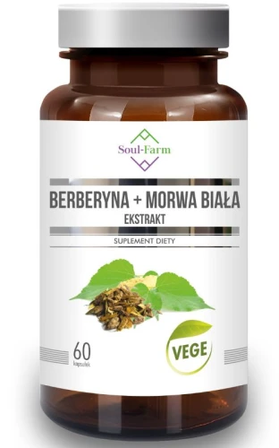 Berberyna + Morwa Premium 60 kaps Soul-Farm