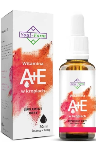 Witamina A+E w kroplach 30ml Soul-Farm