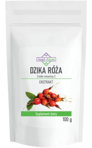 Dzika Róża Ekstrakt 16:1 100g Soul-Farm