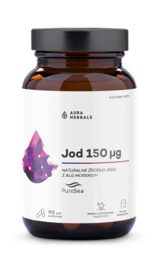 Aura Herbals Jod 150 μg PureSea kapsułki 90 szt.