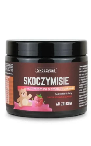 Skoczylas Żelki SKOCZYMISIE multiwitamina o smaku truskawki 60 żelków