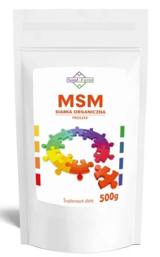 MSM, SIARKA ORGANICZNA, 500g Soul-Farm