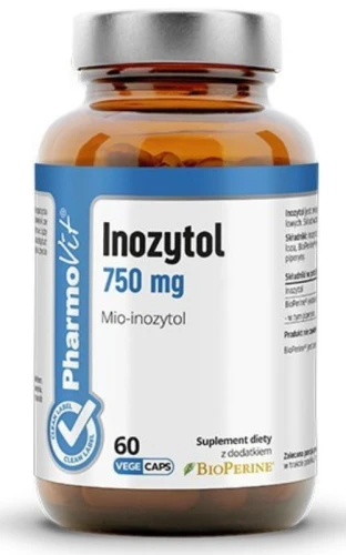Pharmovit Clean Label Inozytol 750 mg Mio-inozytol 60 kaps