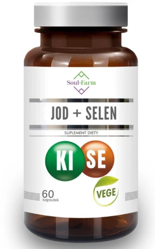 Jod + Selen 60 kapsułek Soul-Farm