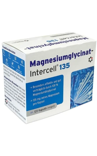 Magnesiumglycinat-Intercell 135 - diglicynian magnezu - 120 kaps