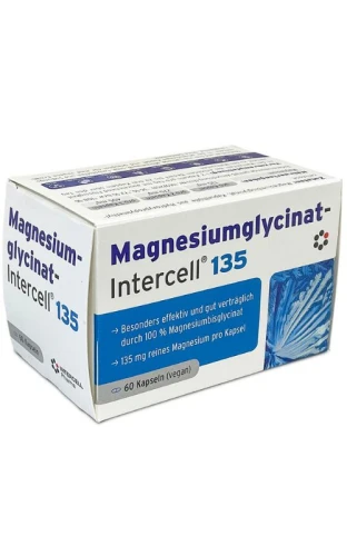 Magnesiumglycinat-Intercell 135 - diglicynian magnezu - 60 kaps